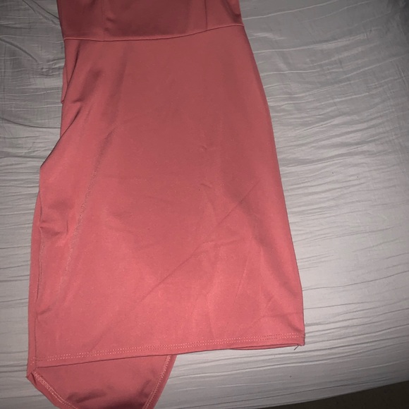 Pink off the shoulder dress - Picture 2 of 3